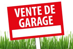 Vente de garage au camping