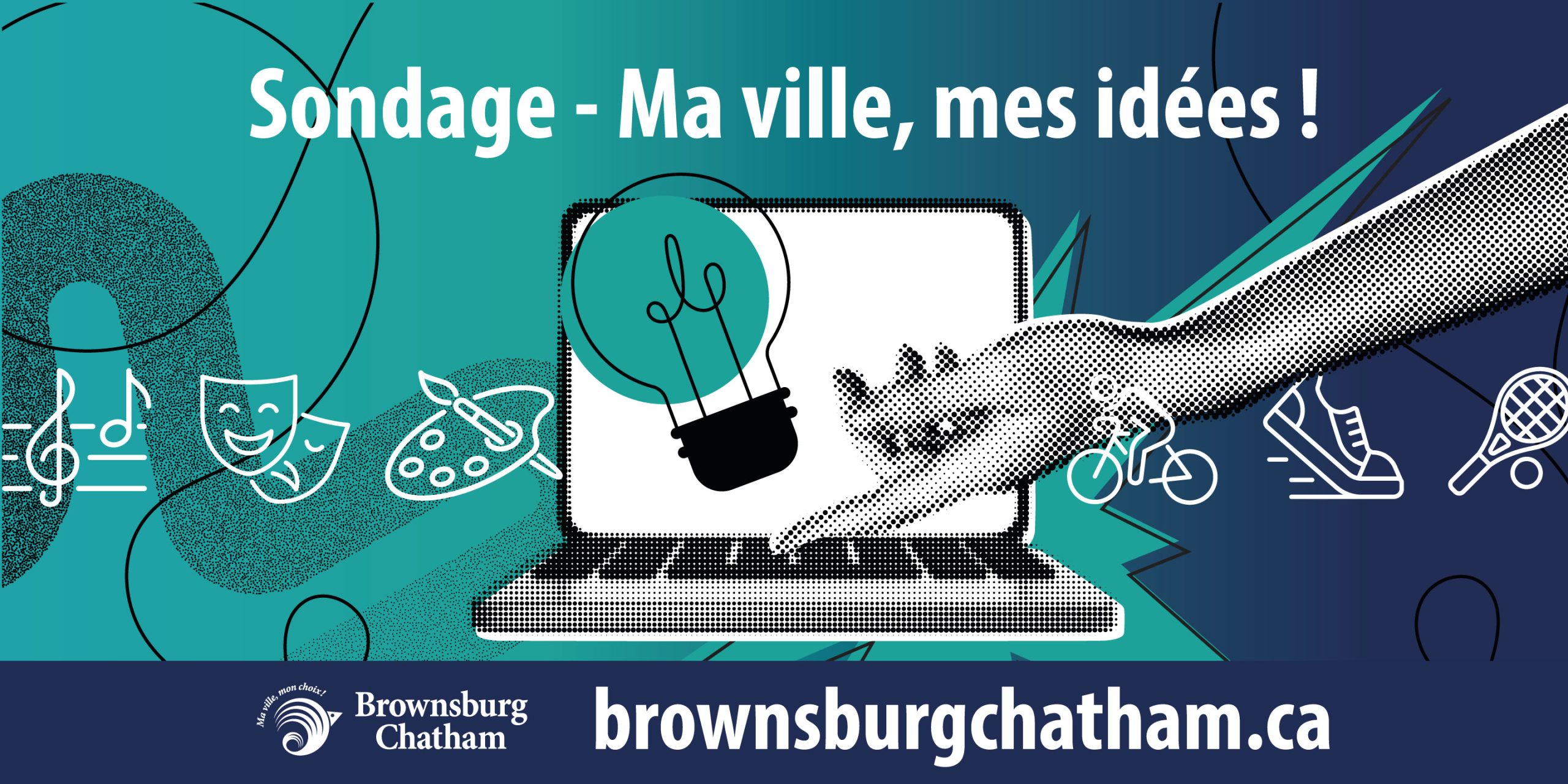 Panneau - Sondage loisirs et culture 2025