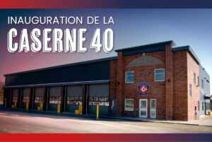 Inauguration de la caserne 40